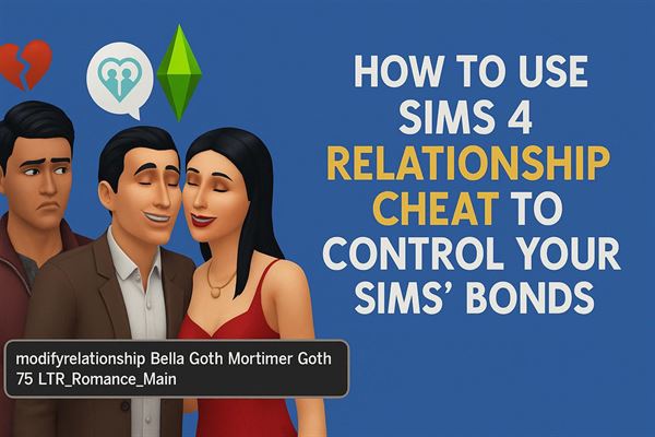 How to use sims 4 relationship cheat to control your sims' bonds