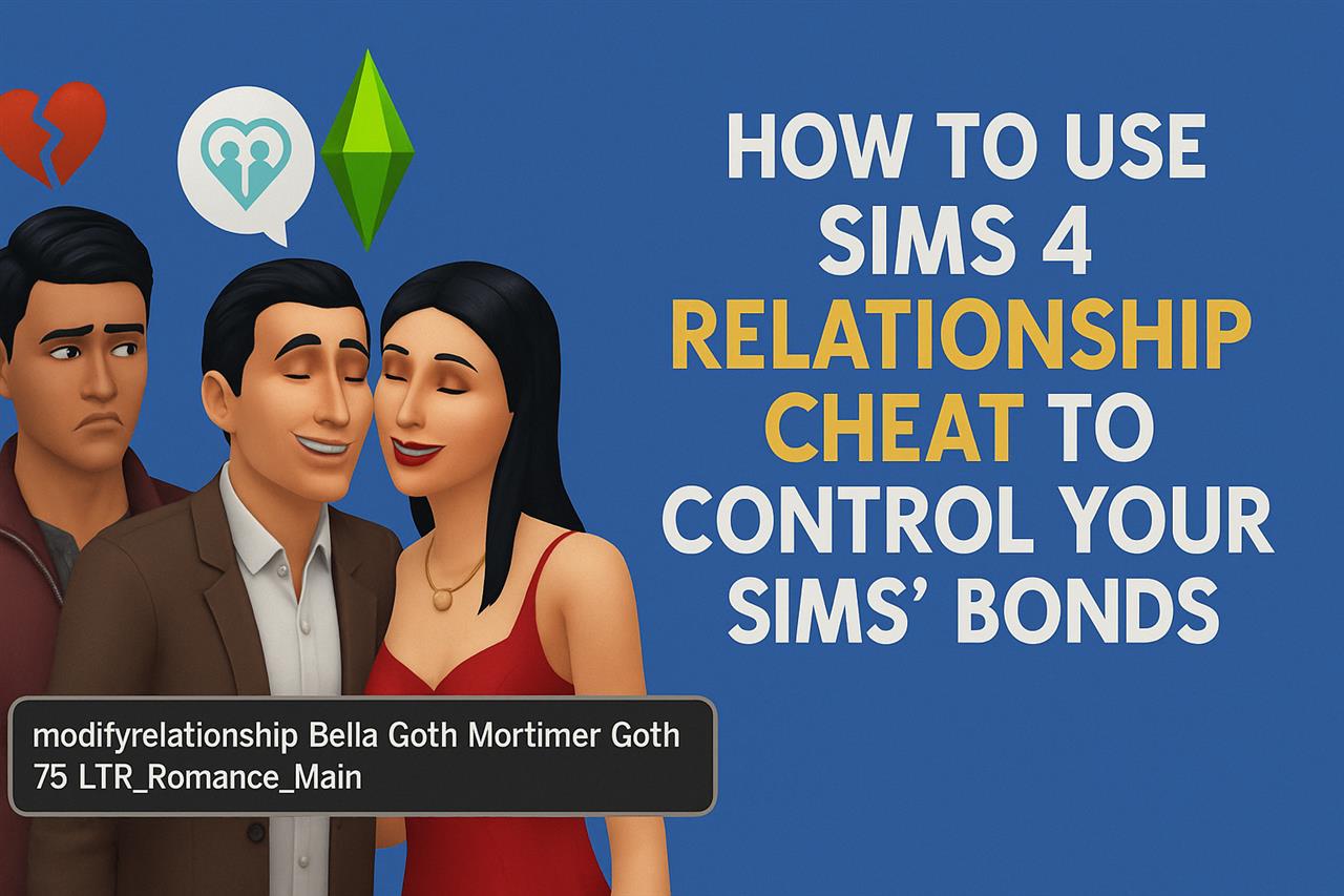 How to use sims 4 relationship cheat to control your sims' bonds