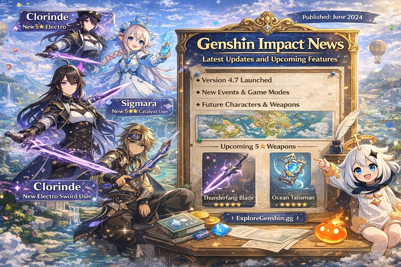 Genshin impact news - latest updates and upcoming features